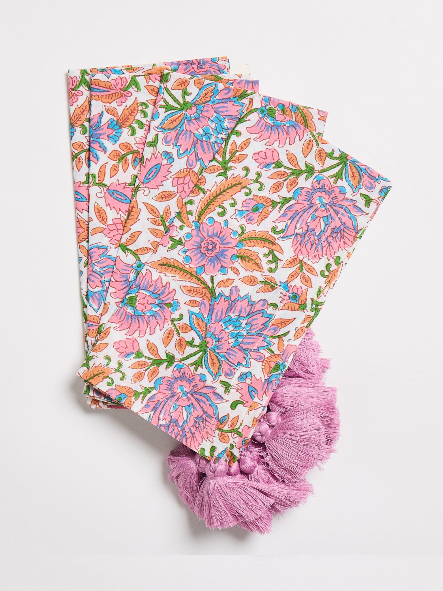 Tassel Dinner Napkins, Set of 4