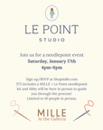 MILLE LE POINT NEEDLEPOINT CLASS - JANUARY 17TH