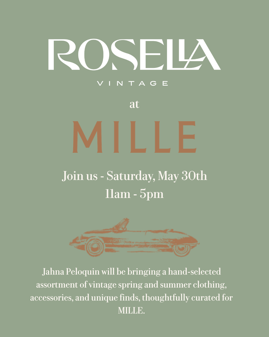 ROSELLA VINTAGE POPUP - MAY 30TH
