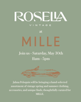 MILLE MAY 30th ROSELLA VINTAGE POPUP - MAY 30TH