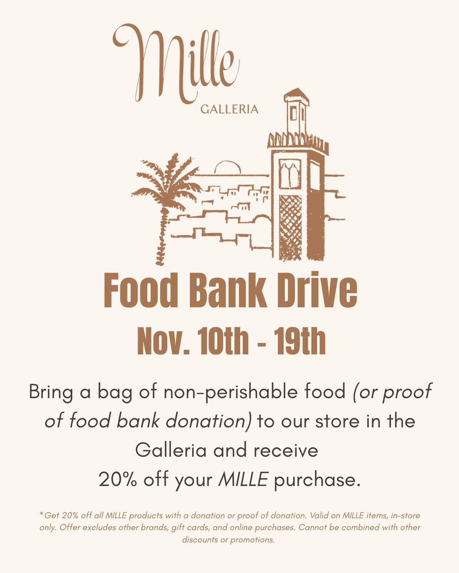 MILLE FOOD BANK DRIVE - NOVEMBER