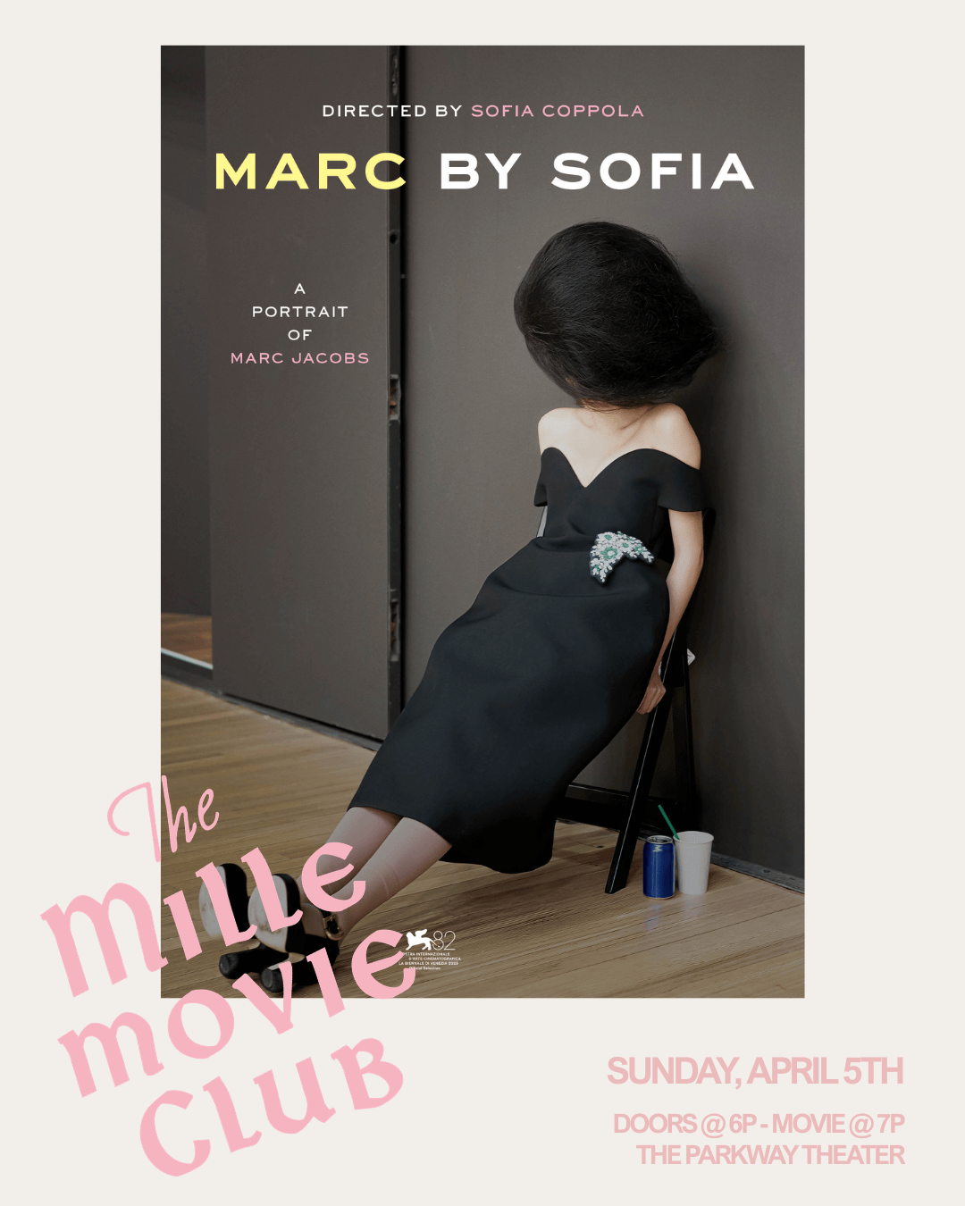 MILLE MILLE MOVIE CLUB - MARC BY SOFIA - APRIL 5th