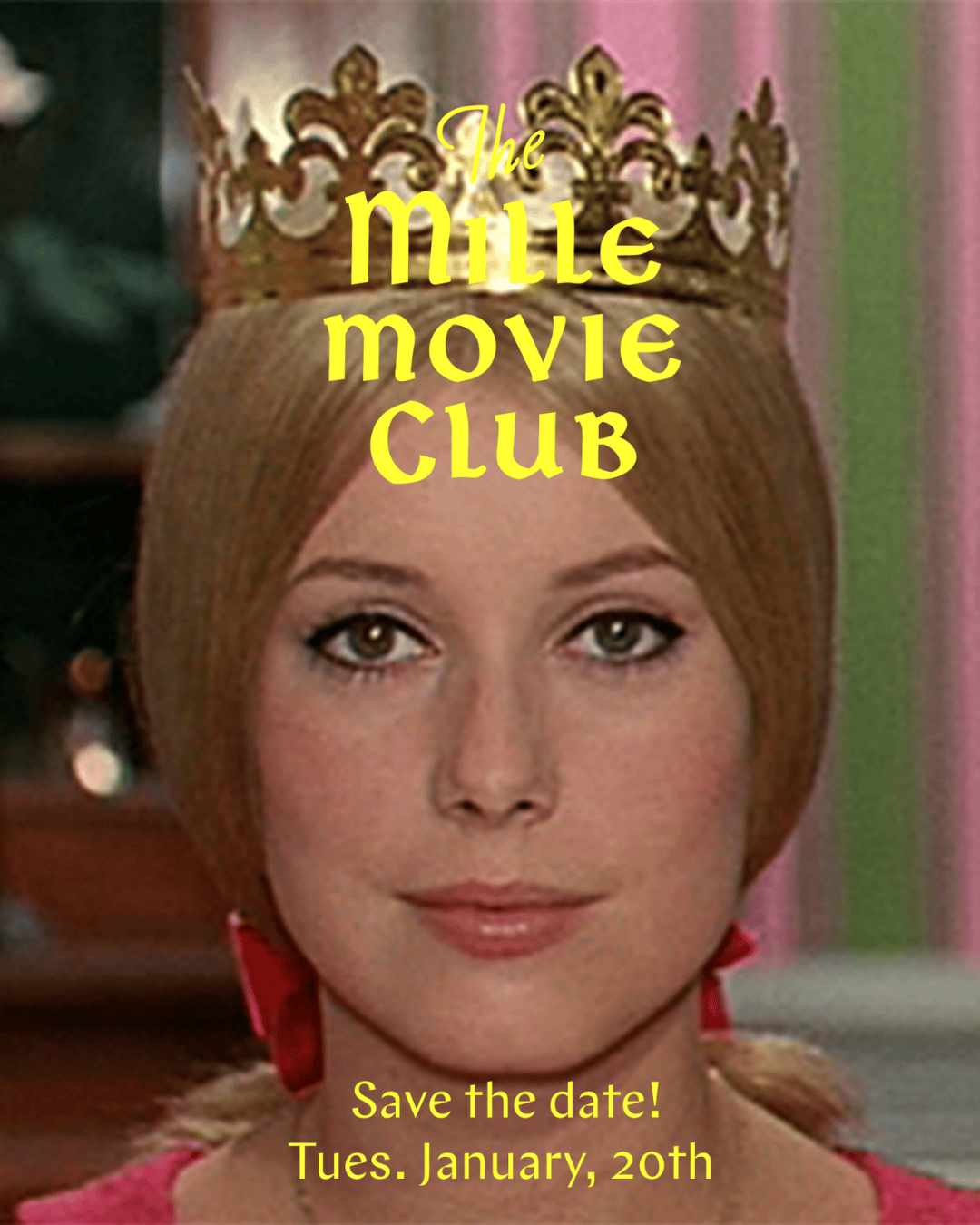 MILLE MILLE MOVIE CLUB - THE UMBRELLAS OF CHERBOURG - JANUARY 20th