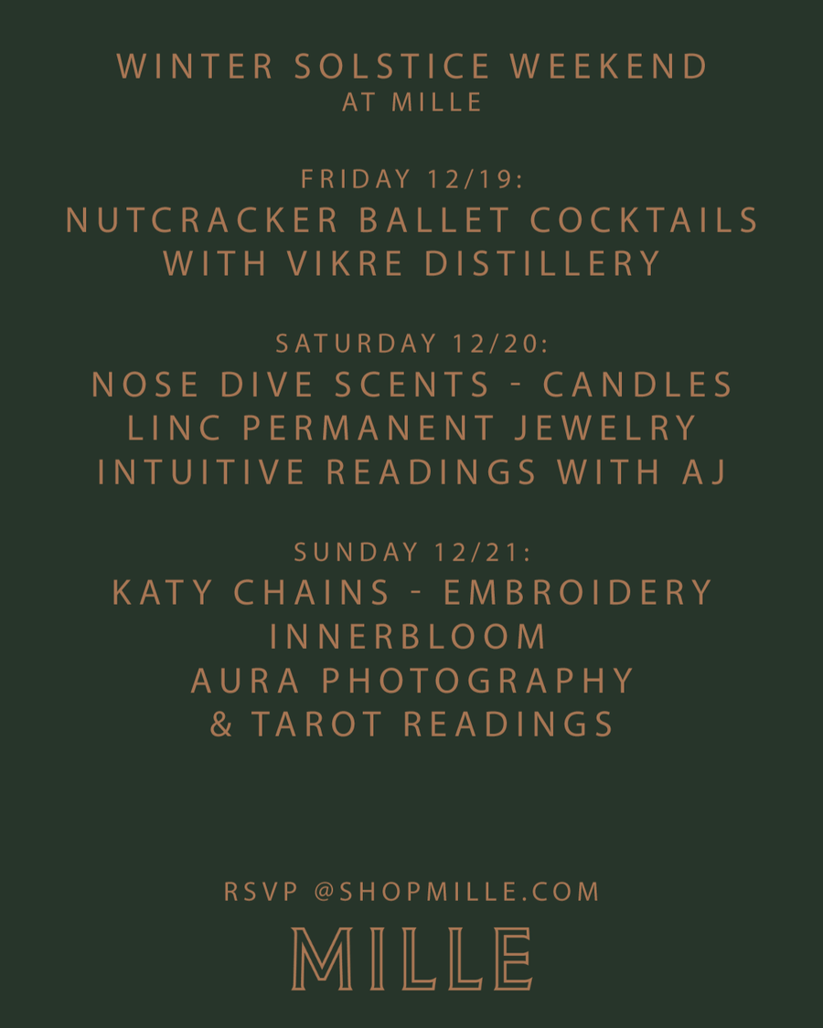 SOLSTICE EVENT - VIKRE DISTILLERY NUTCRACKER COCKTAILS - DEC 19th — alternate view