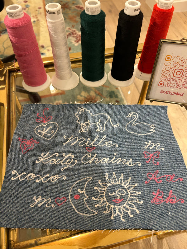 SOLSTICE EVENT - KATY CHAINS CHAINSTITCHING DEC 21st — view 2