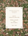 MILLE SOLSTICE EVENT - VIKRE DISTILLERY NUTCRACKER COCKTAILS - DEC 19th
