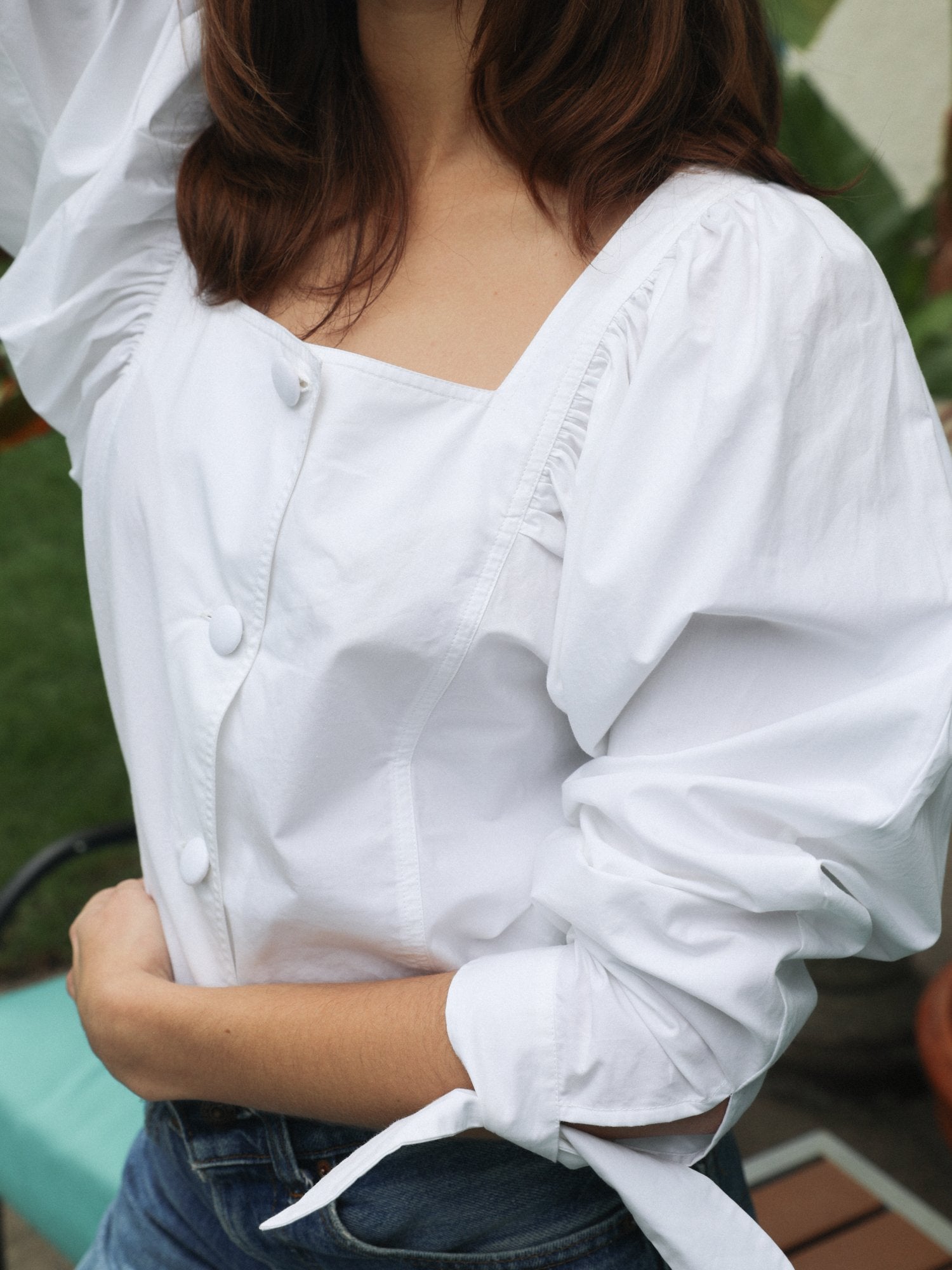 MILLE Clothing Alma Top in White