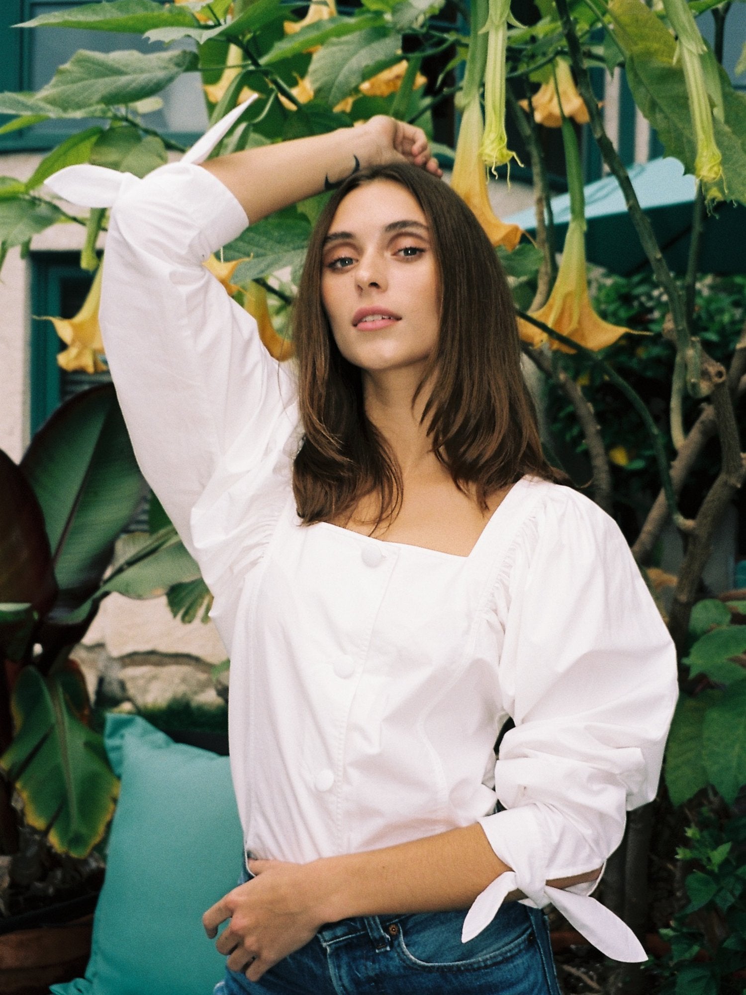 MILLE Clothing Alma Top in White