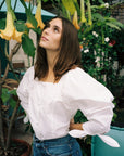 MILLE Clothing Alma Top in White