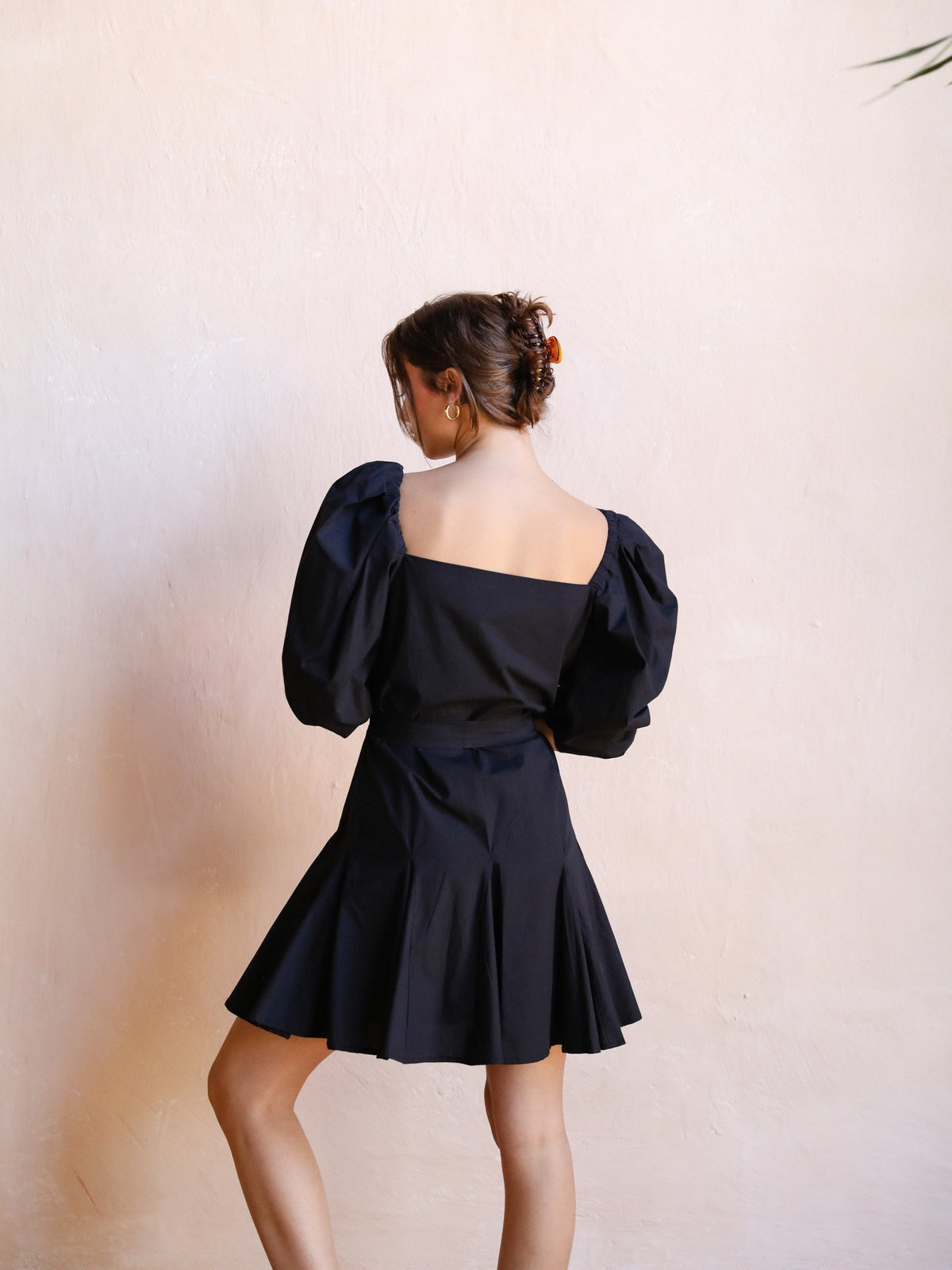 Anais Dress in Black — The cut