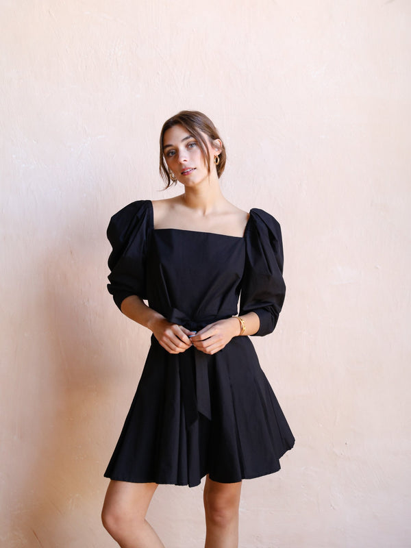 Anais Dress in Black — view 2