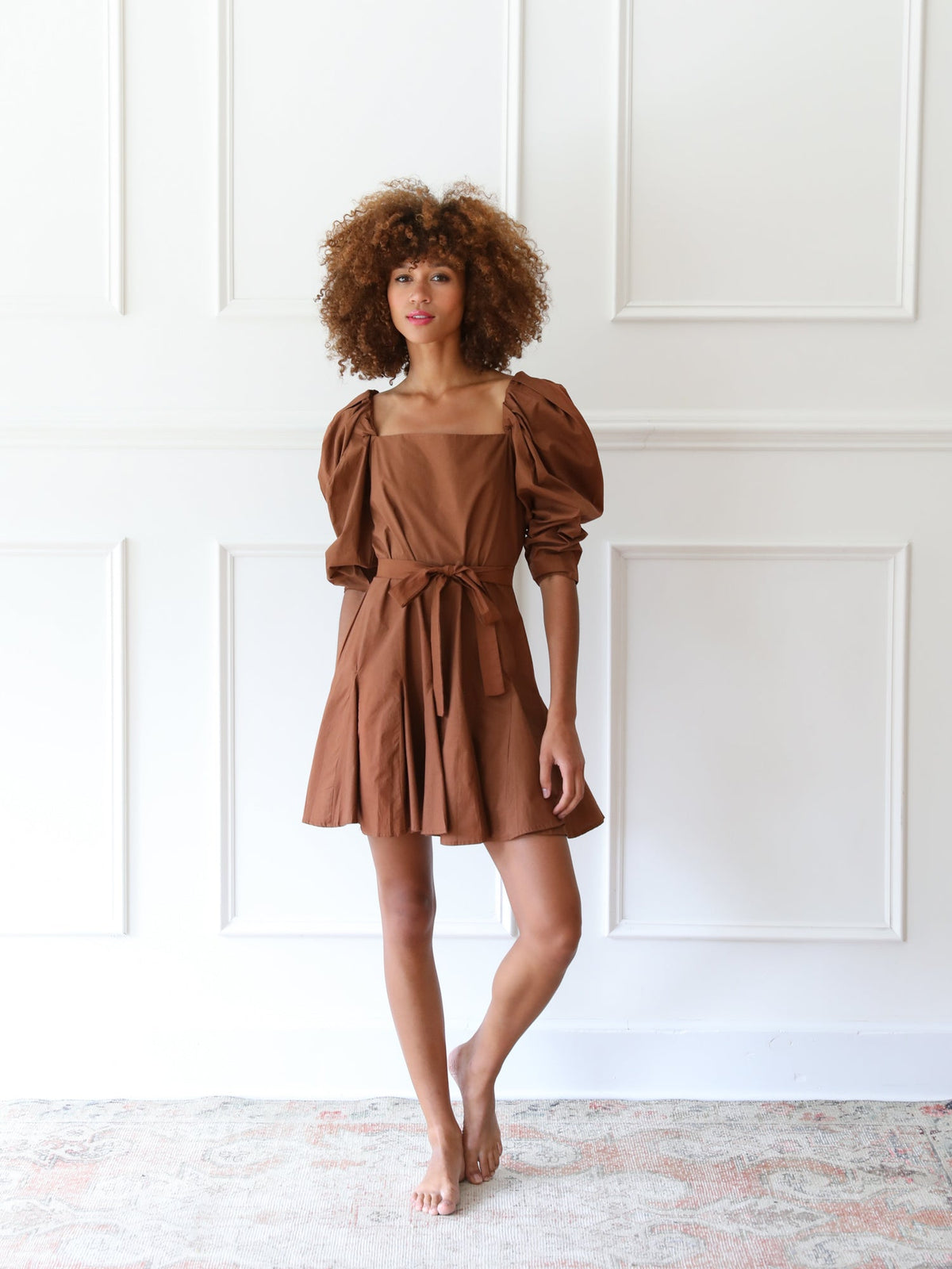 Anais Dress in Clay — The cut