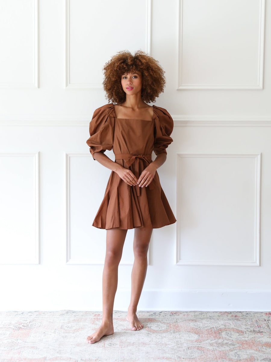Anais Dress in Clay — alternate view
