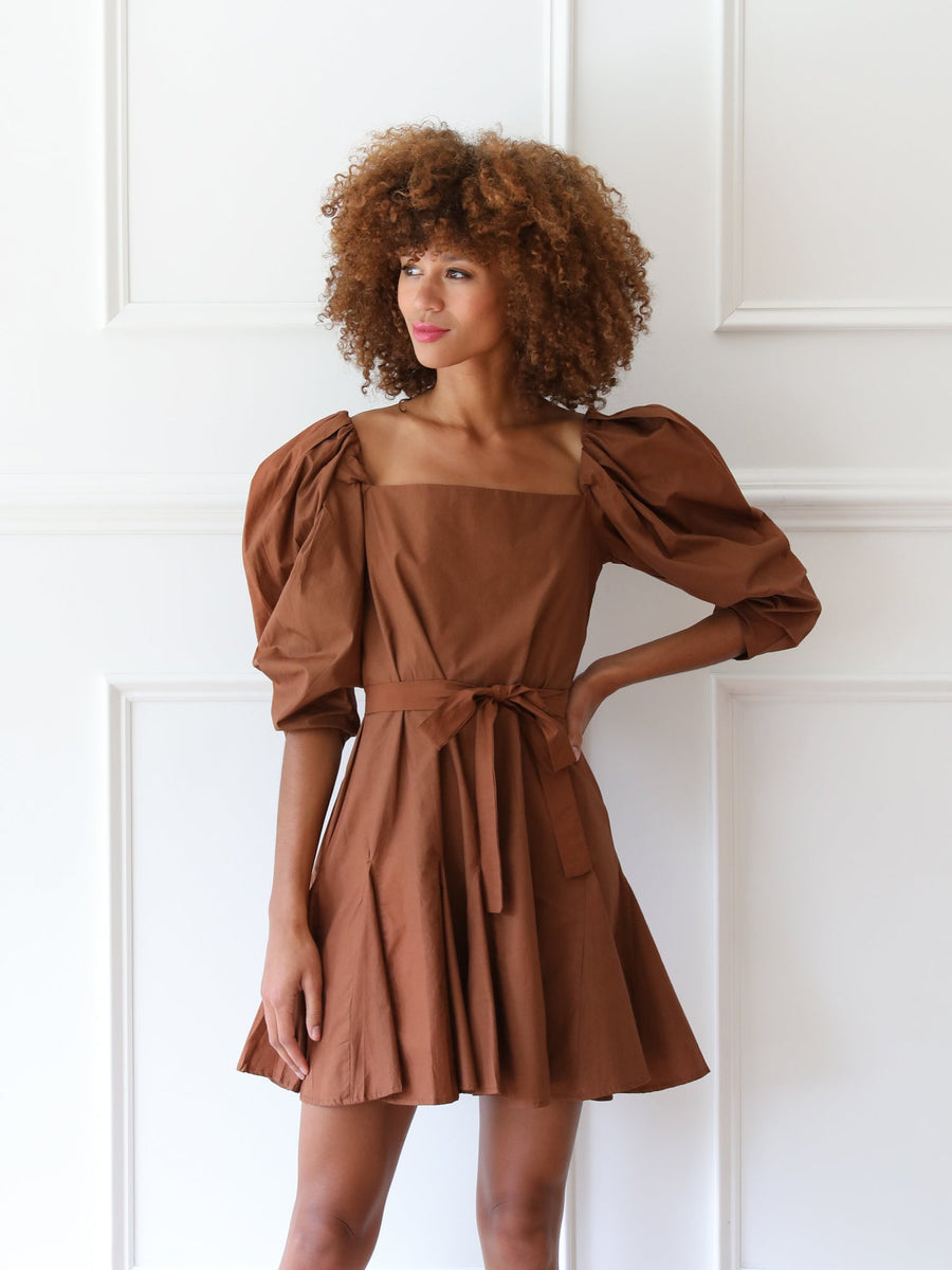 Anais Dress in Clay