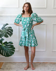 MILLE Clothing Anais Dress in Green Zinnia