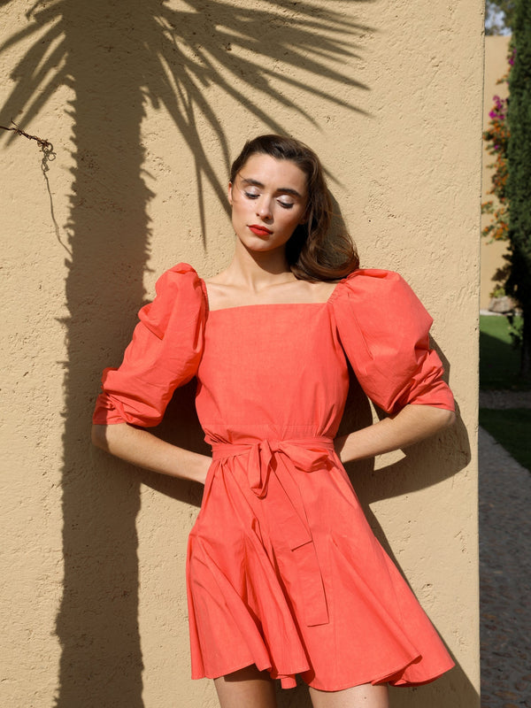 Anais Dress in Melon — view 7