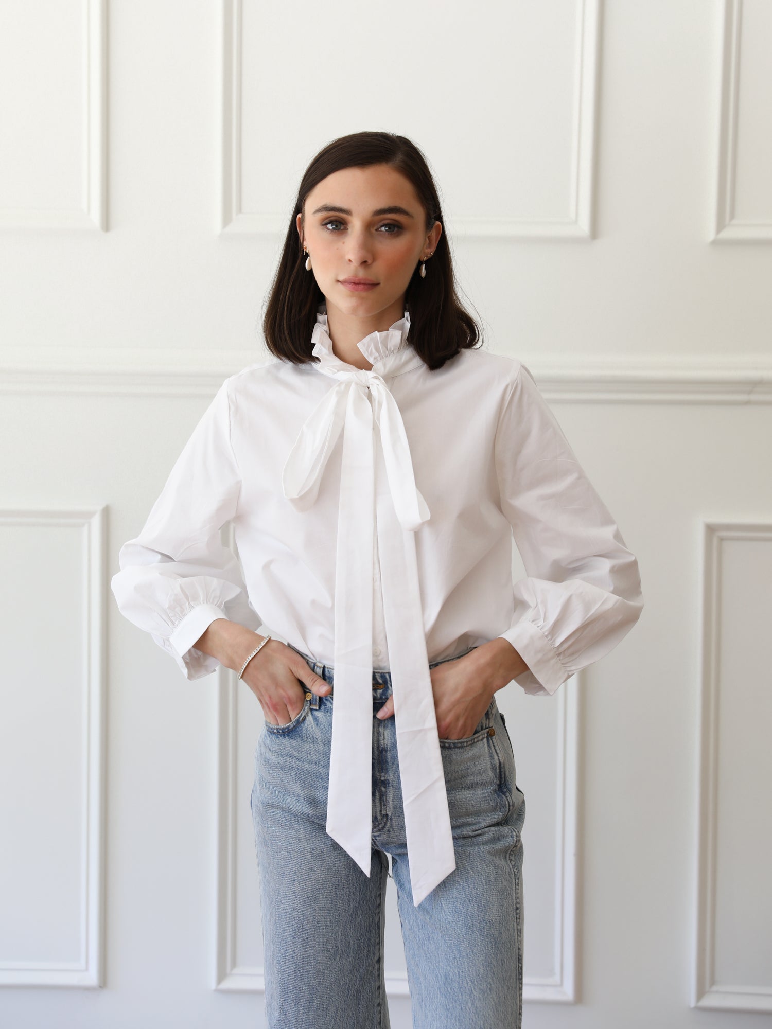 MILLE Clothing Blair Top in White