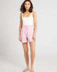 MILLE Clothing Cary Short in Bubblegum Stripe