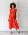 MILLE Clothing Catarina Dress in Poppy