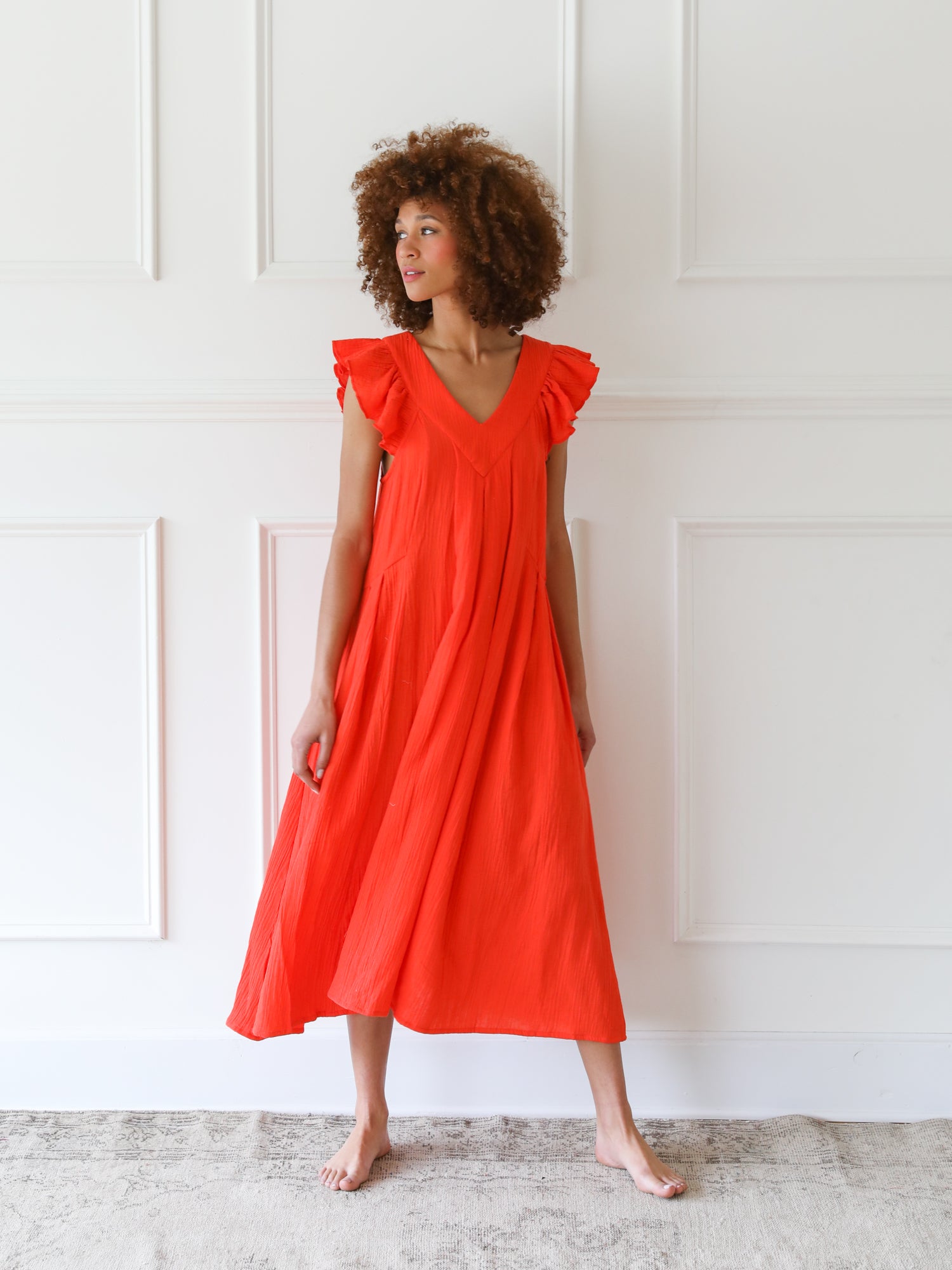 MILLE Clothing Catarina Dress in Poppy