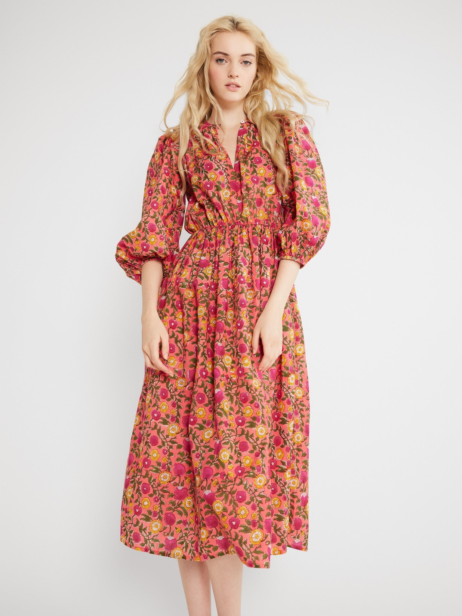 MILLE Clothing Celeste Dress in Passionfruit