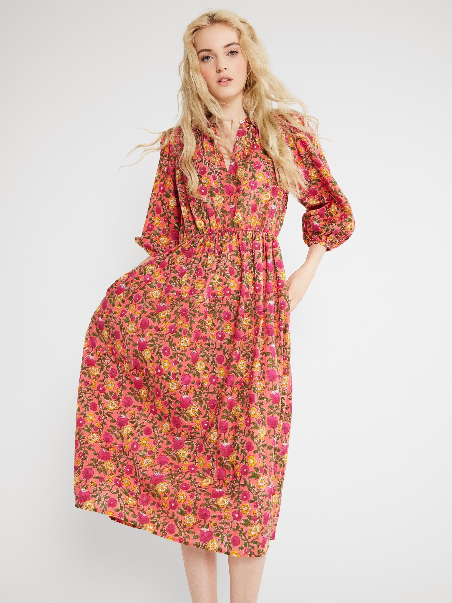Celeste Dress in Passionfruit – MILLE