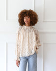 MILLE Clothing Chantal Top in Vanilla Lace