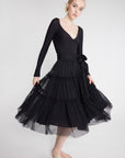 MILLE Clothing Chloe Skirt in Black Tulle