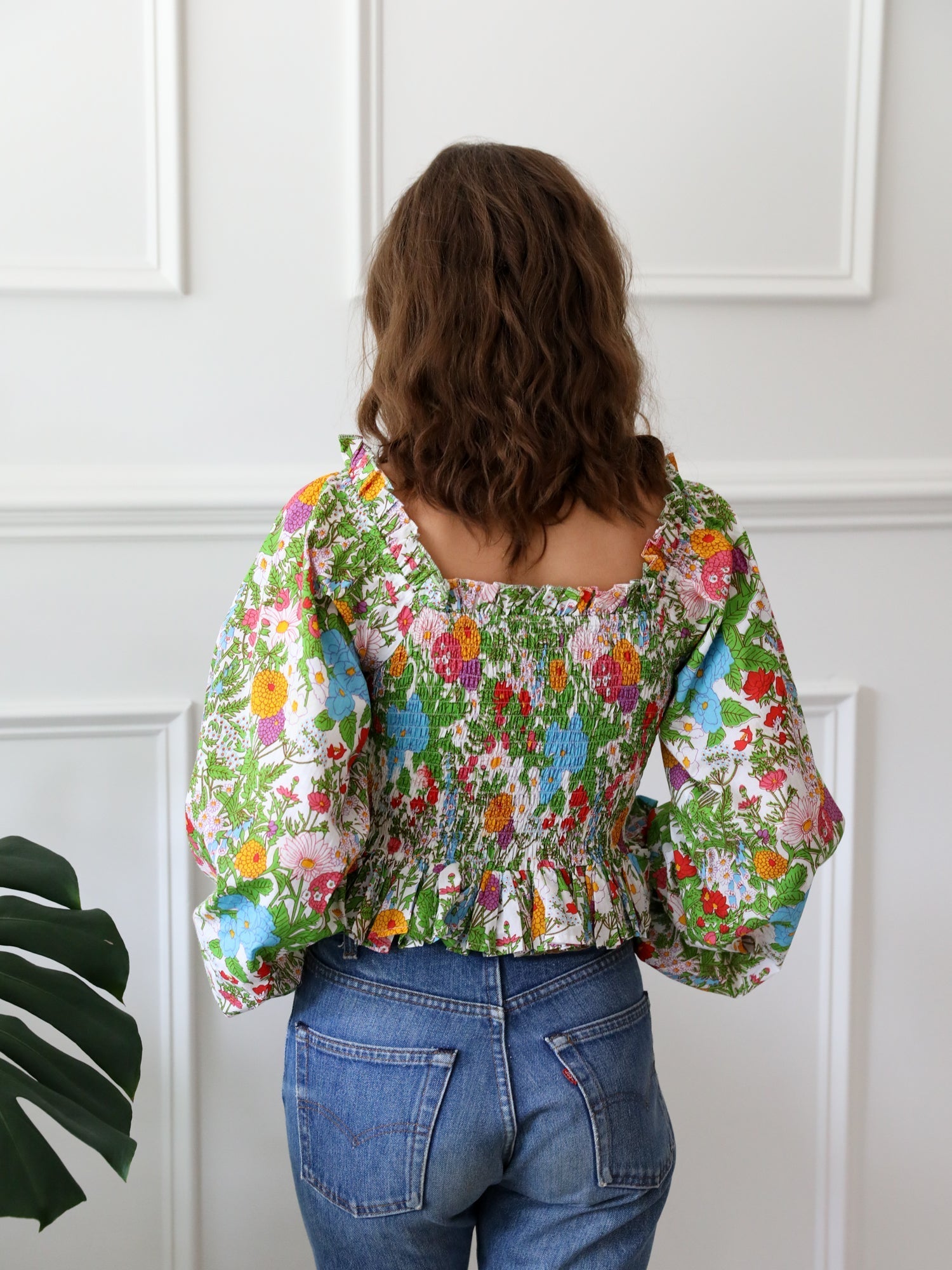 MILLE Clothing Circe Top in Summer Garden