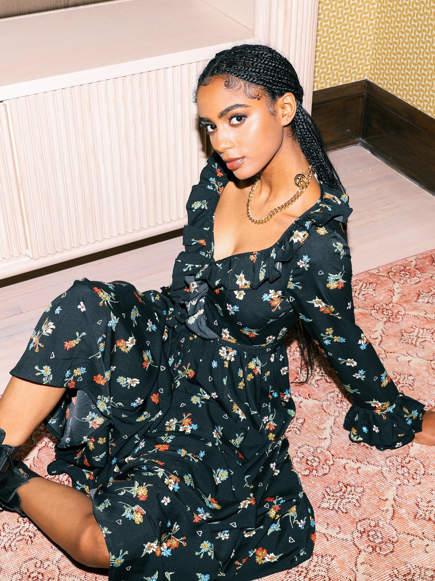 MILLE Clothing Cosima Dress in Bouquet