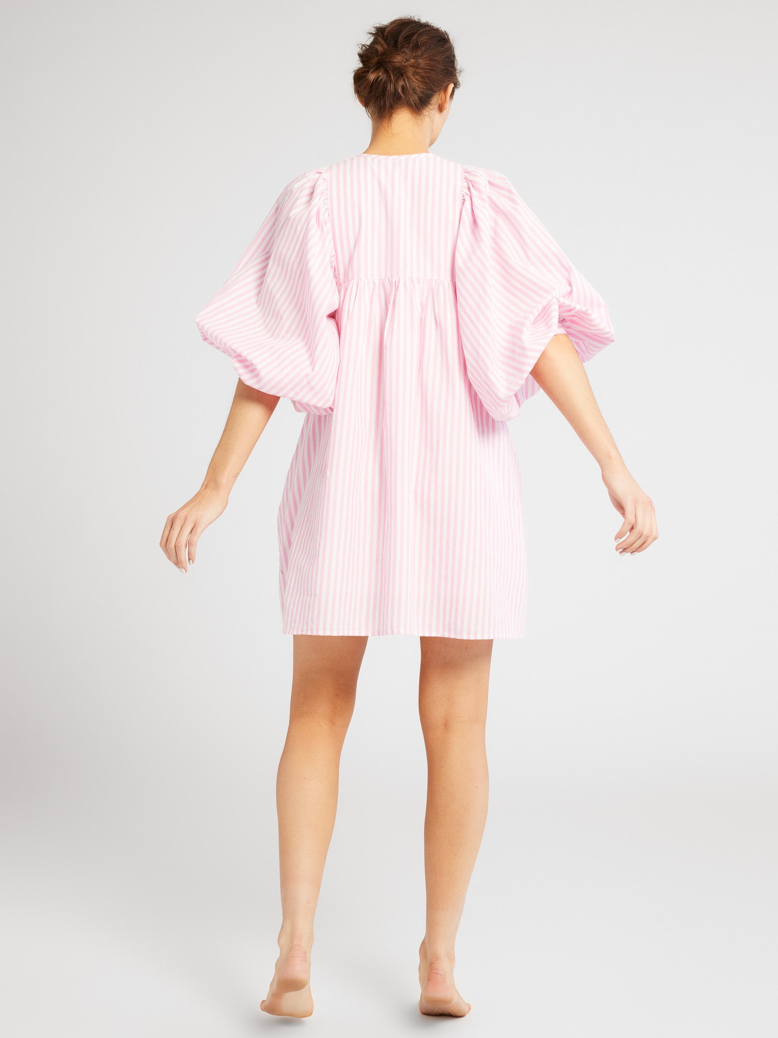 Daisy Dress in Bubblegum Stripe MILLE