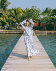 MILLE Clothing Elisabetta Dress in Cornflower