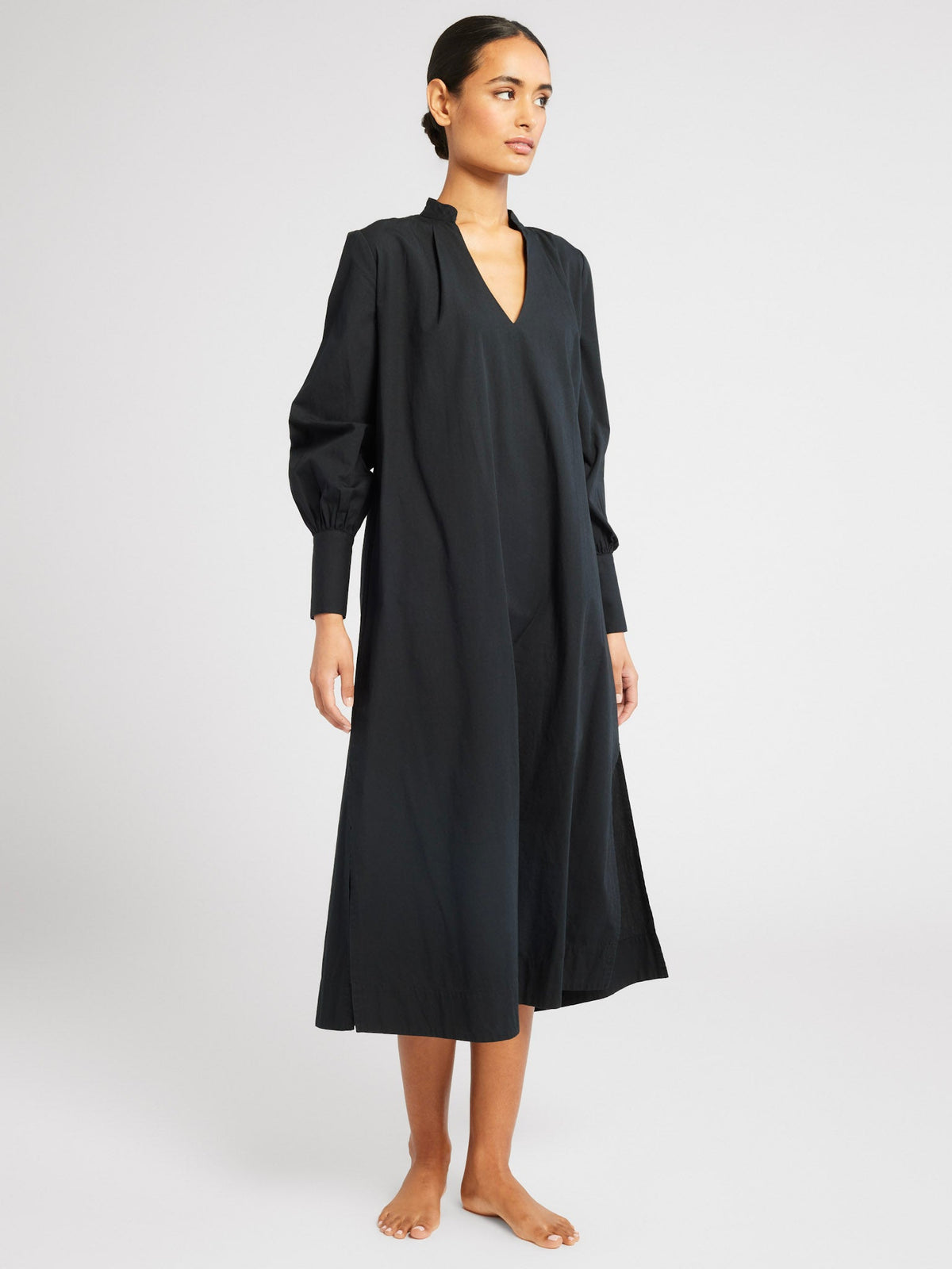 Esther Dress in Black — The silhouette
