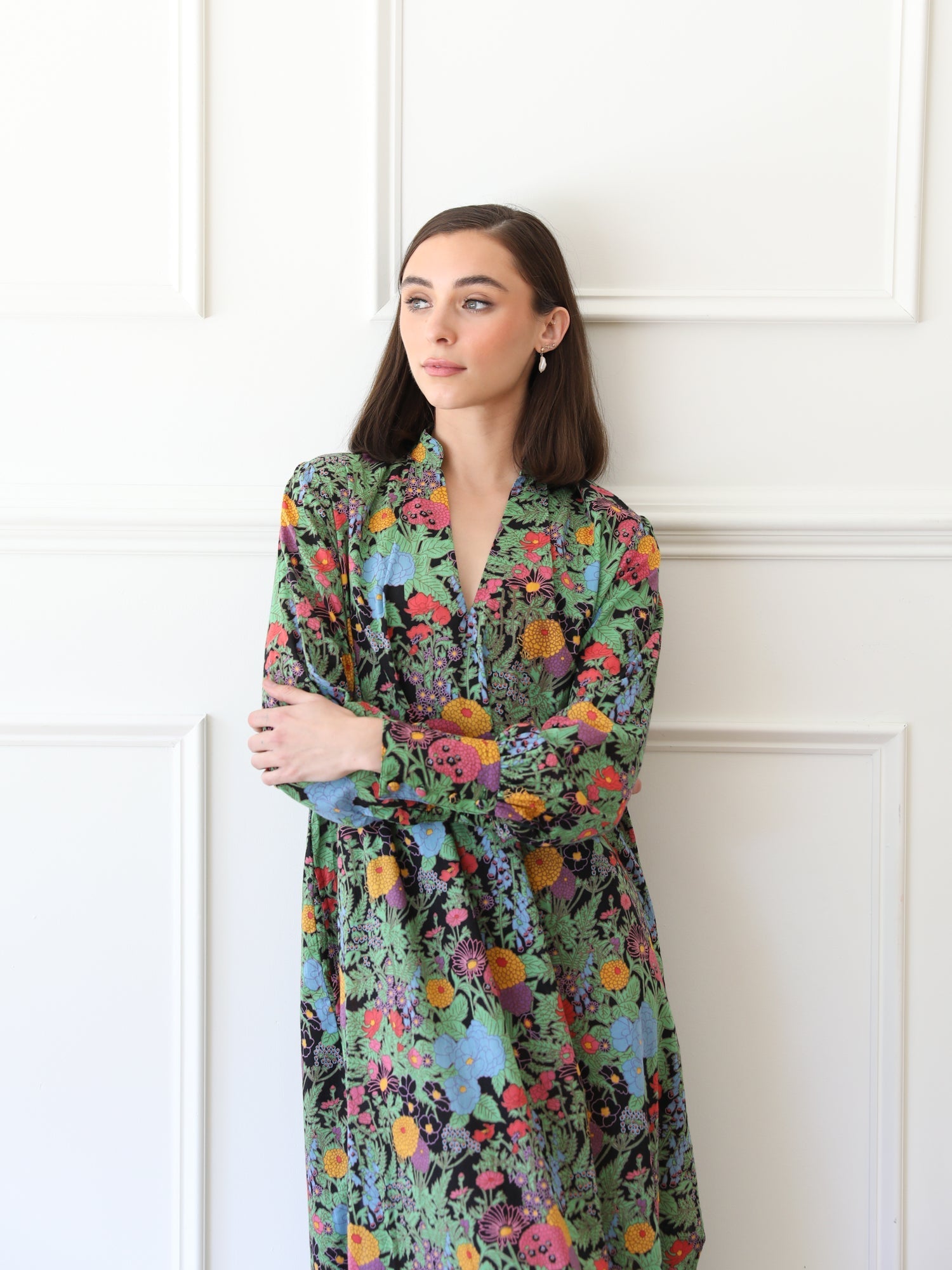 MILLE Clothing Esther Dress in Botanica
