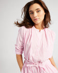 MILLE Clothing Florian Top in Bubblegum Stripe