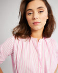 MILLE Clothing Florian Top in Bubblegum Stripe