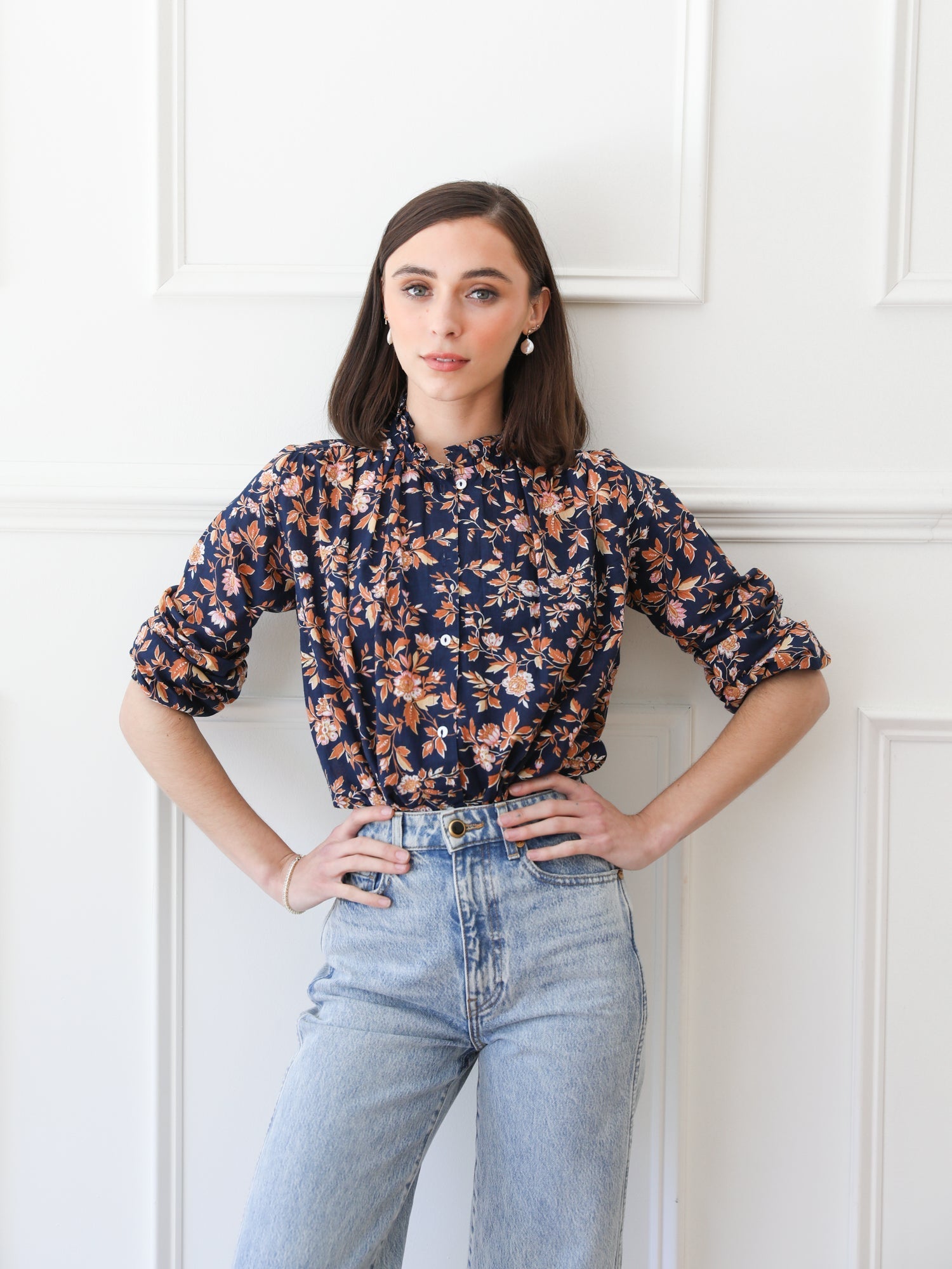 MILLE Clothing Francesca Top in Montmartre