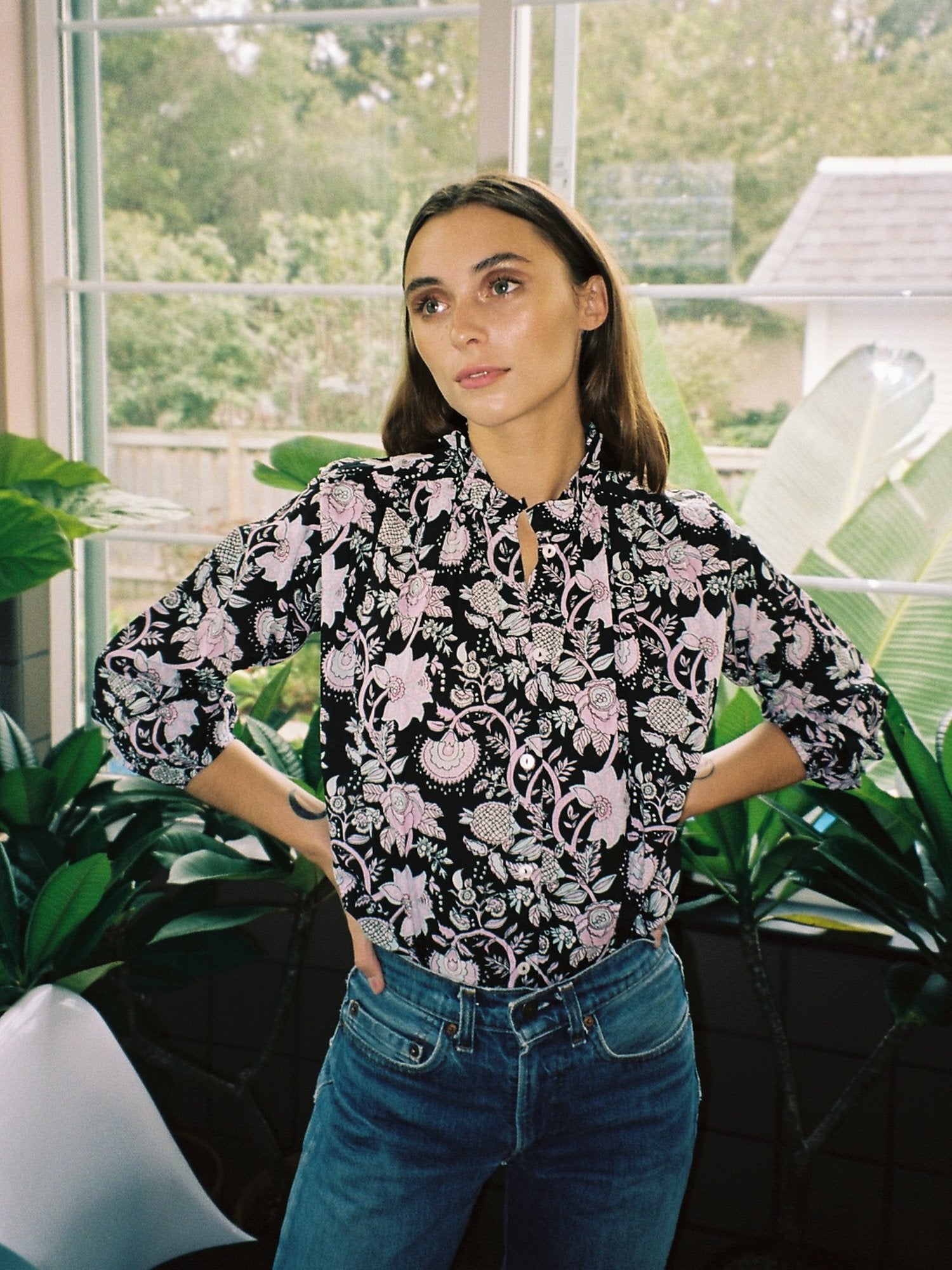 MILLE Clothing Francesca Top in Tropical Night