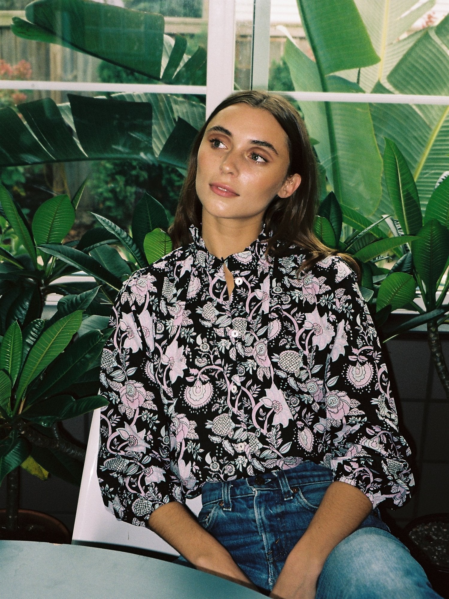 MILLE Clothing Francesca Top in Tropical Night