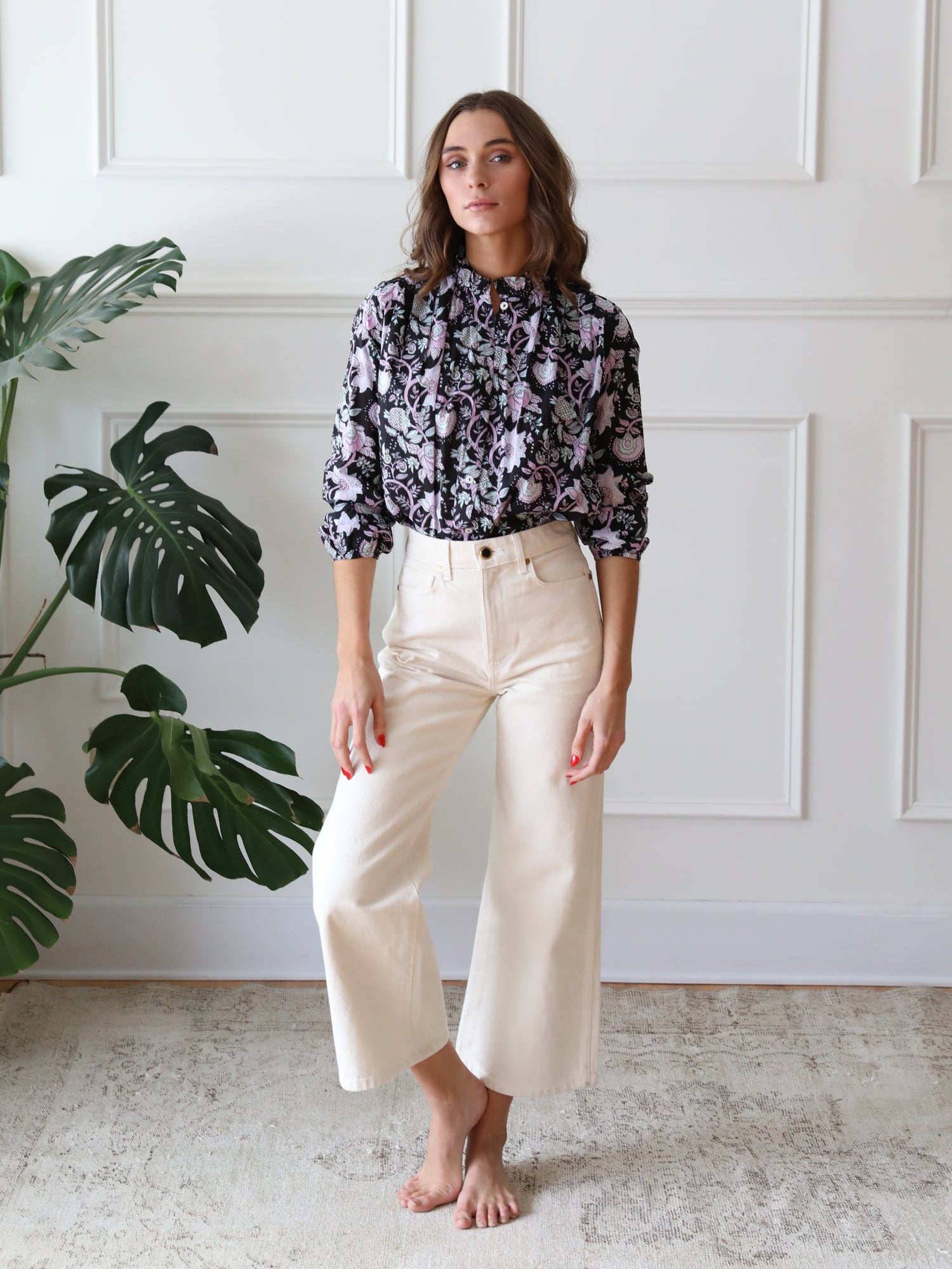 MILLE Clothing Francesca Top in Tropical Night