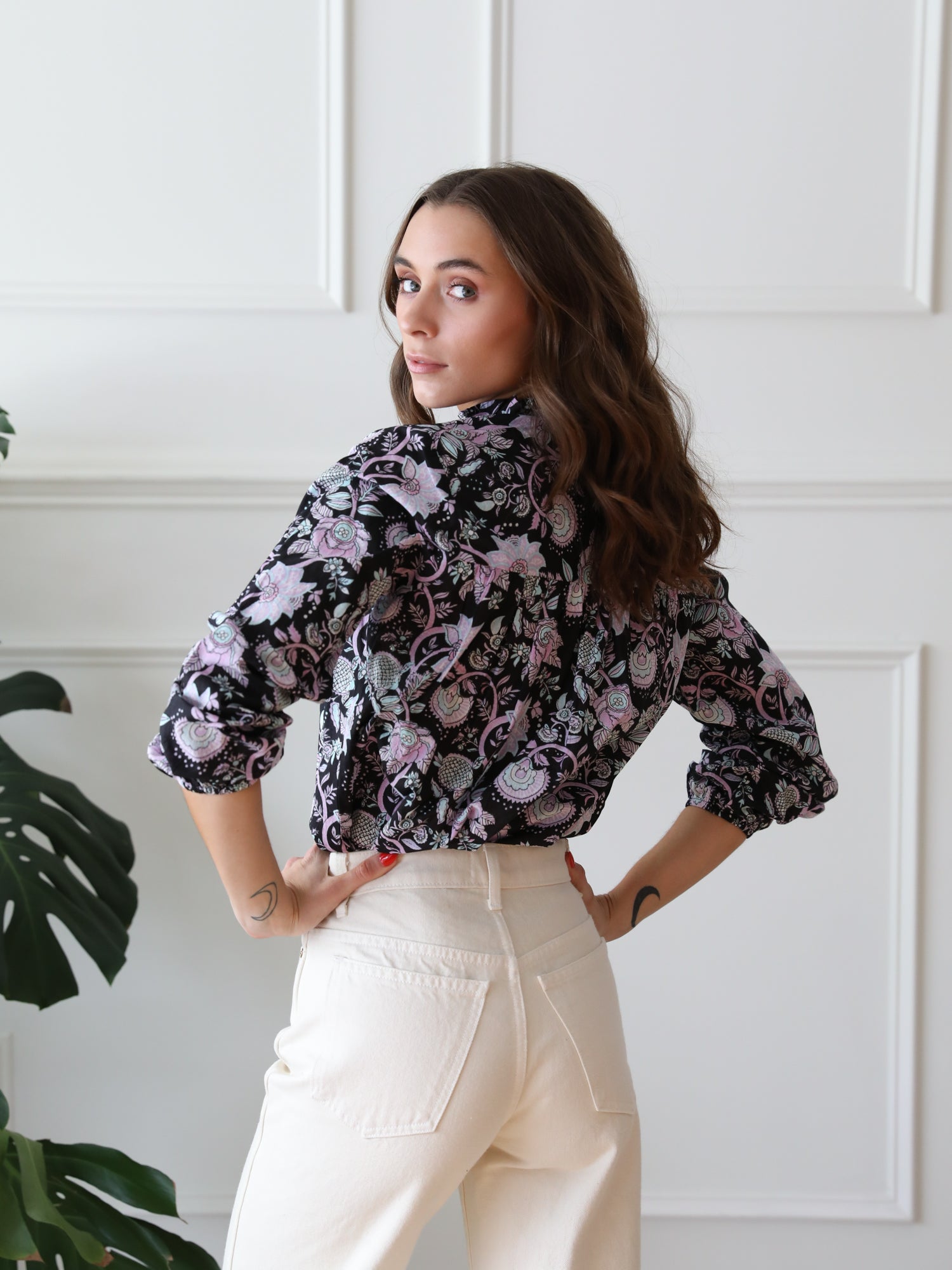 MILLE Clothing Francesca Top in Tropical Night