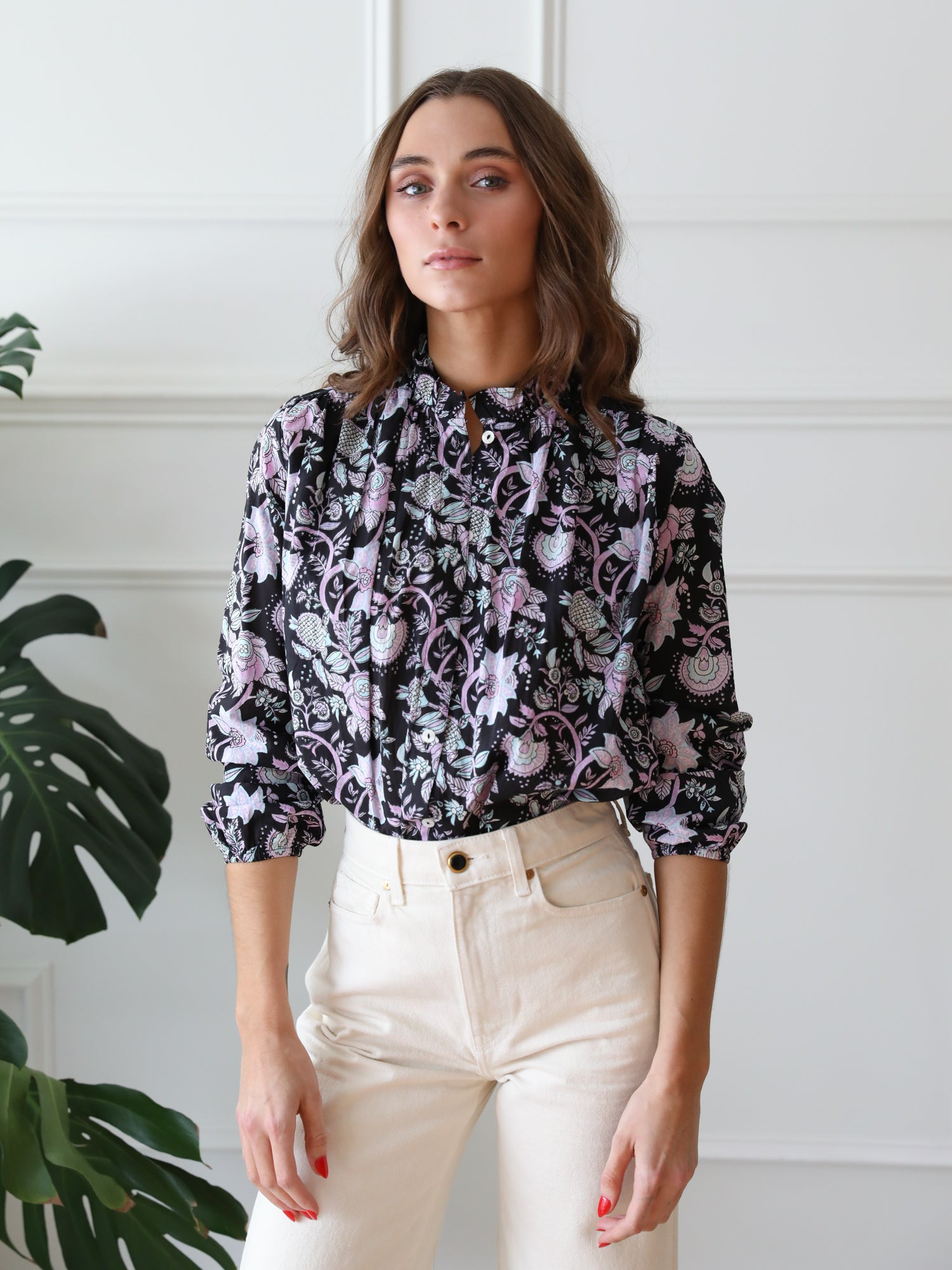 MILLE Clothing Francesca Top in Tropical Night