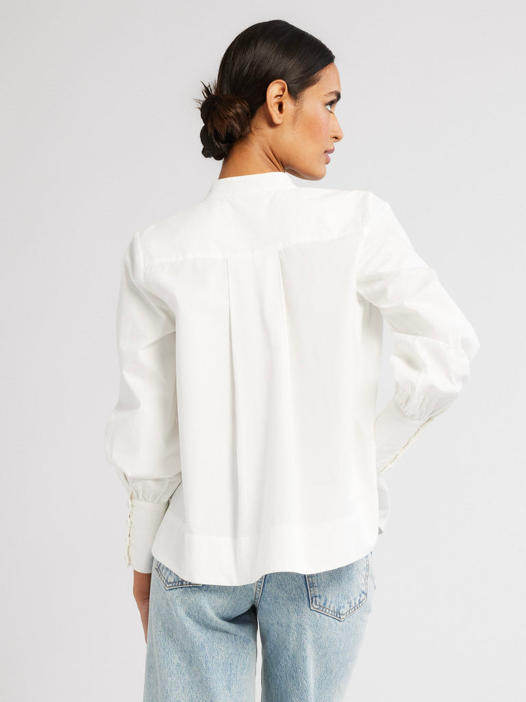 Freya Top in White – MILLE