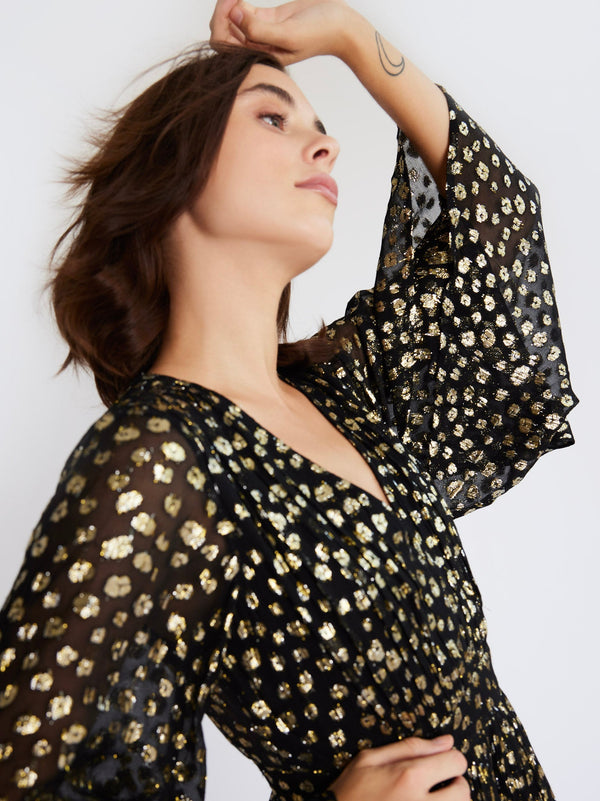 Goldie Dress in Gold Dust — view 7