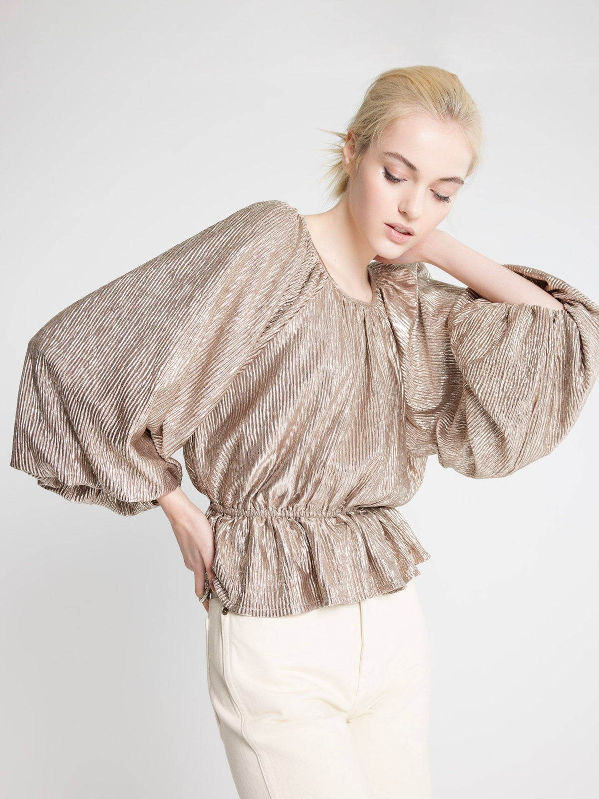 Karis Top in Lux — The cloth