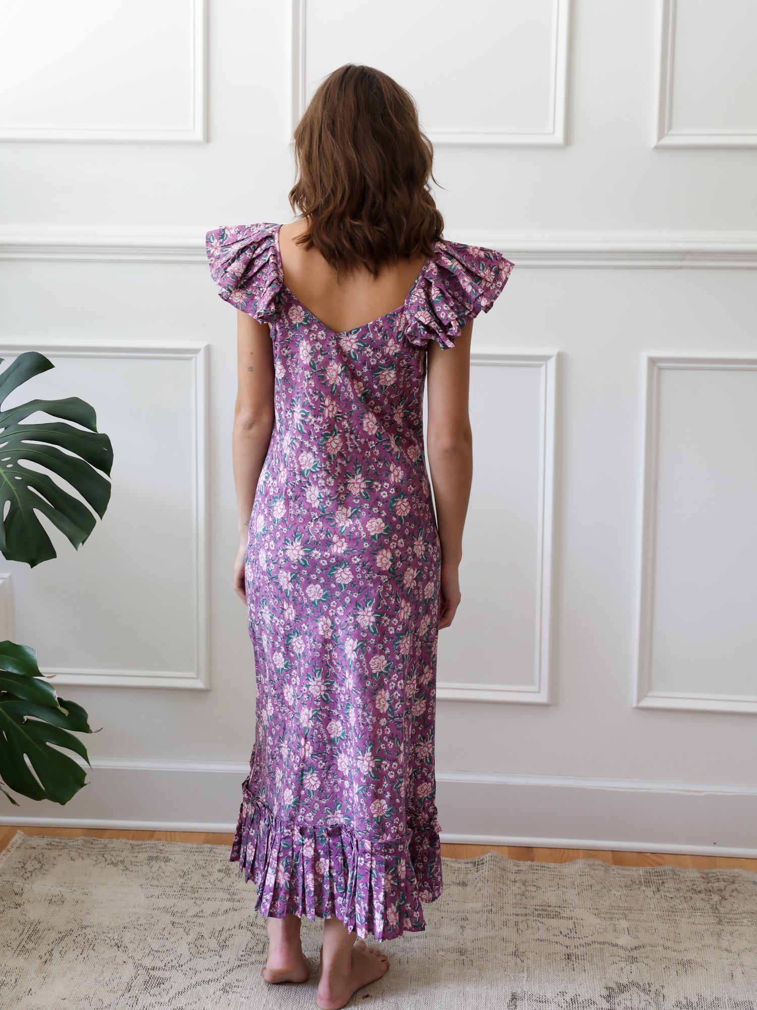 MILLE Clothing Klara Dress in Purple Rose