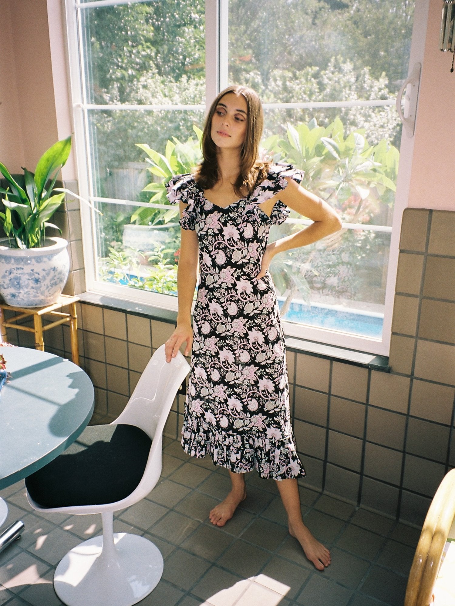 MILLE Clothing Klara Dress in Tropical Night