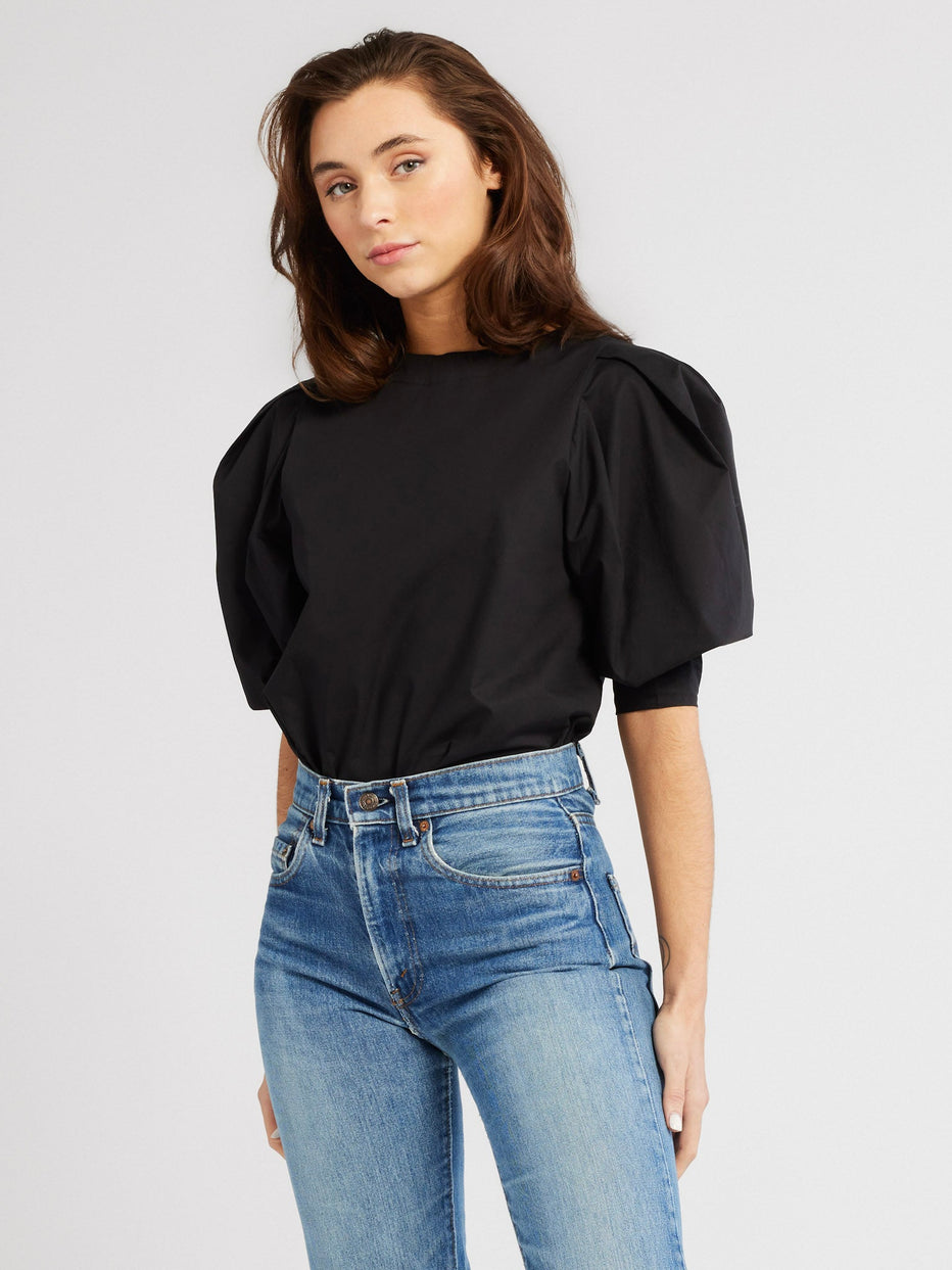 Lila Top in Black – MILLE