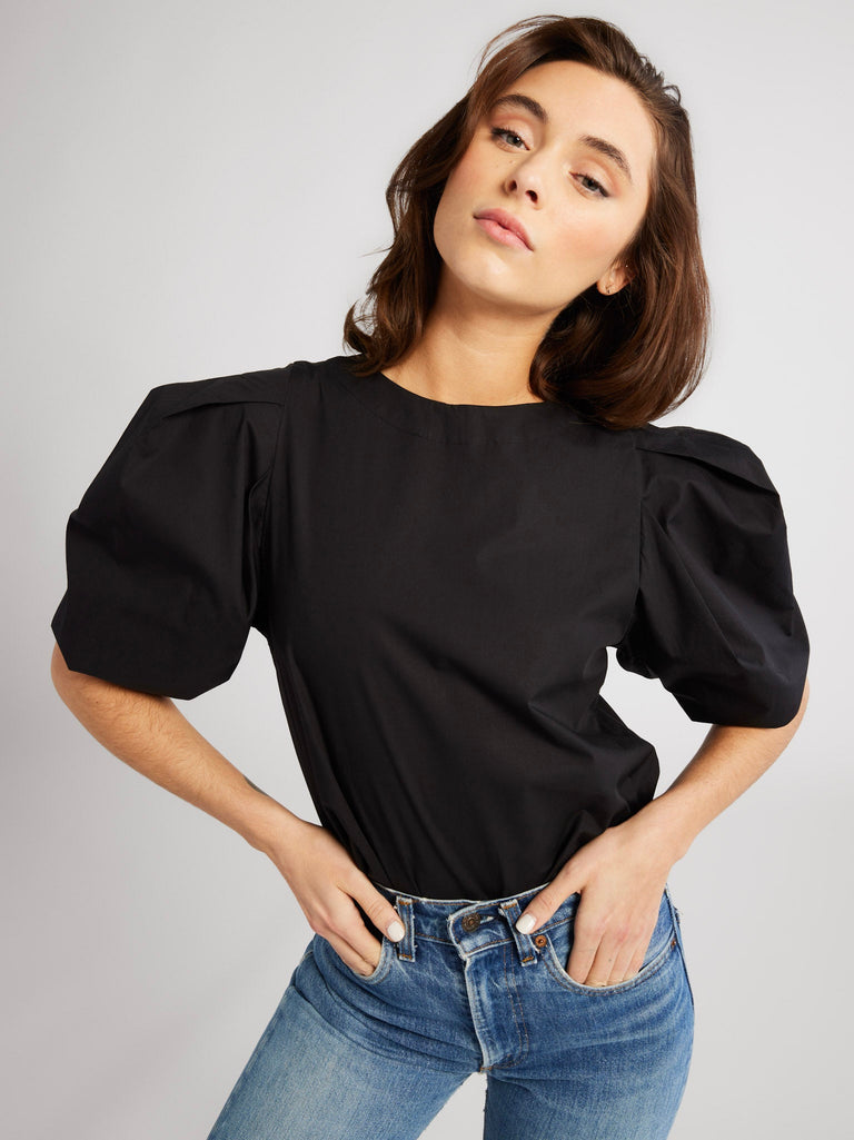 Lila Top in Black – MILLE