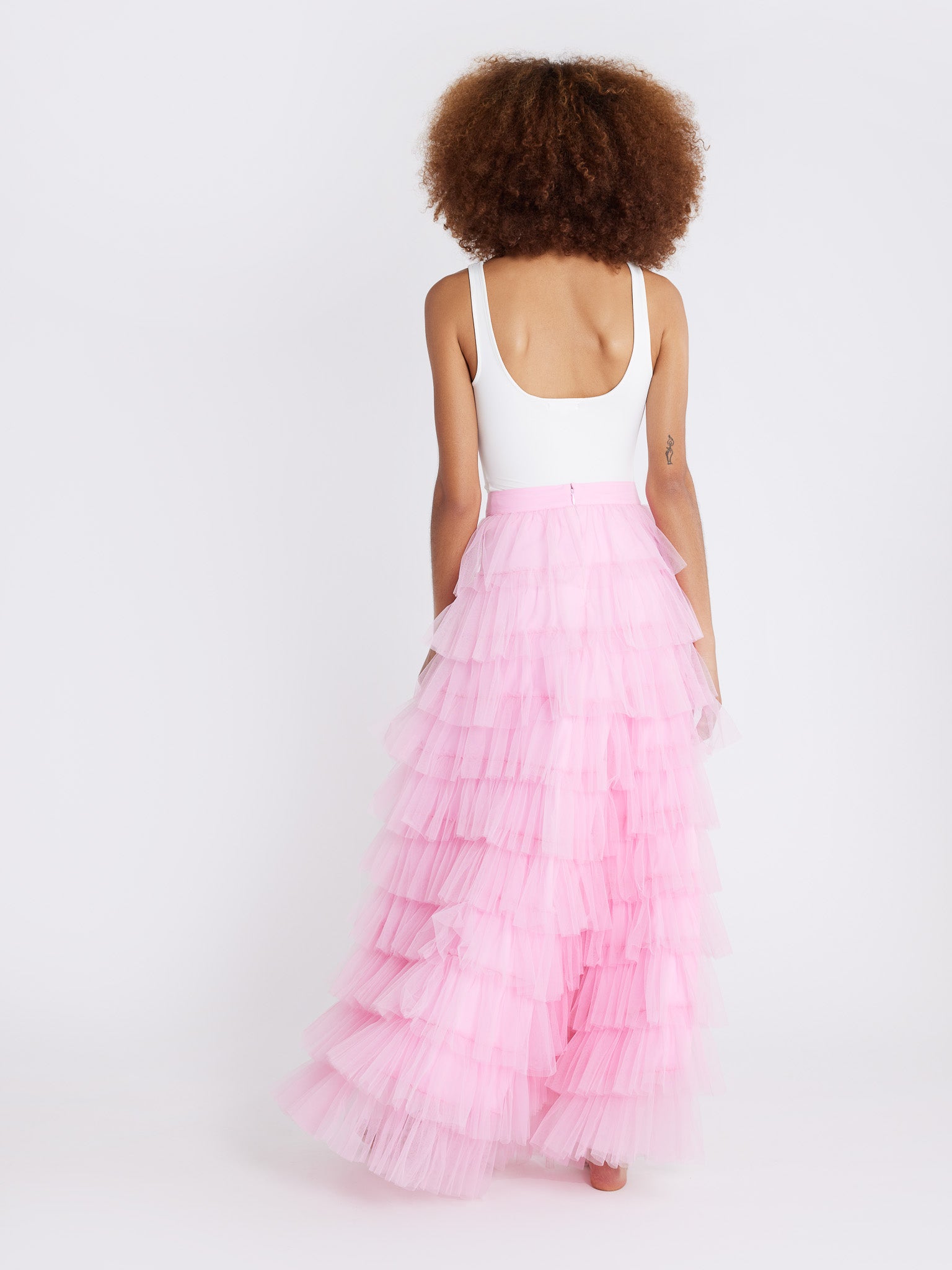 MILLE Clothing Lulu Skirt in Bubblegum Tulle